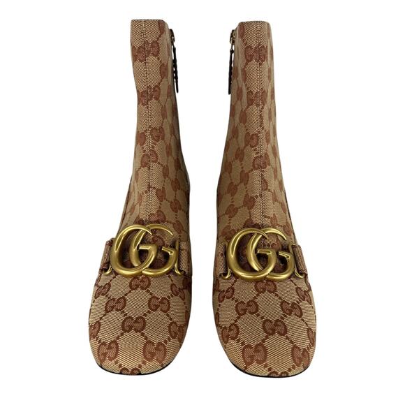 Gucci Victoire GG-Canvas Ankle Boots - Picture 9 of 16